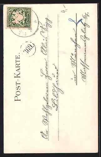 Lithographie Birkenstein, Wallfahrtspredigt zu Birkenstein-Kanzel