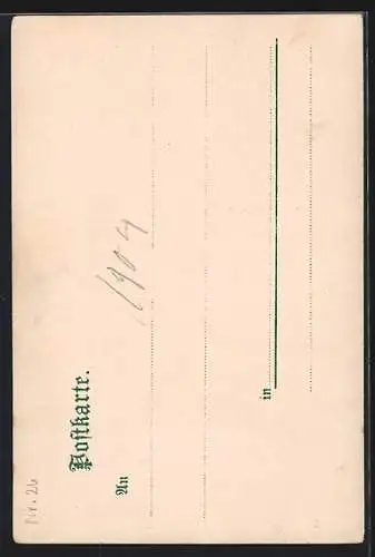 AK Cuxhaven, Nordseebad, Haupt-Portal der Hamburg-Amerika-Linie
