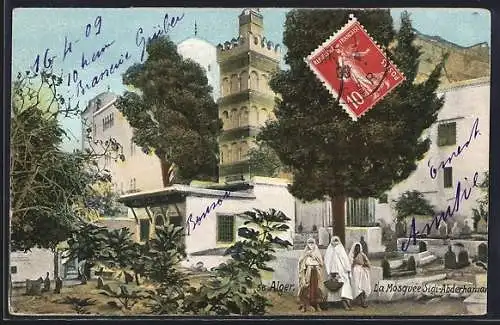 AK Alger, La Mosquée Sidi-Abderhaman
