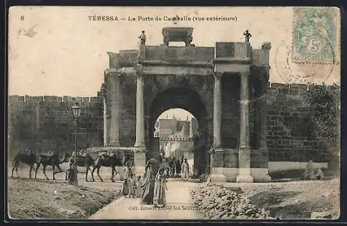 AK Tébessa, La Porte de Caracalla, vue extérieure