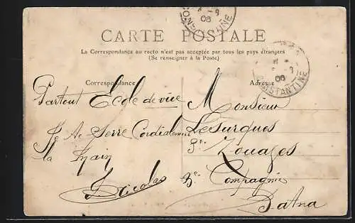 AK Tébessa, La Porte de Caracalla, vue extérieure