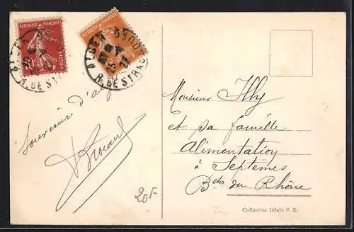 AK Alger, La Mosquée et le Palais Consulaire