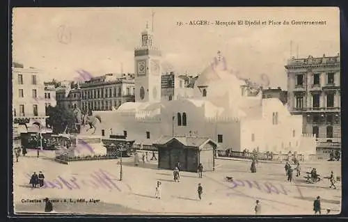 AK Alger, Mosquée El-Djedid et Place du Gouvernement