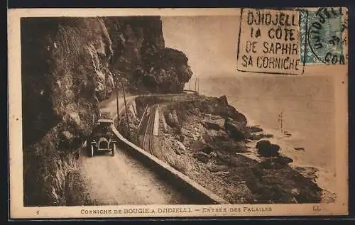 AK Djidjelli, Corniche de Bougie, Entrée des Falaises