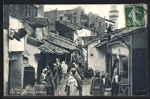 AK Constantine, Rue des Forgerons Arabes