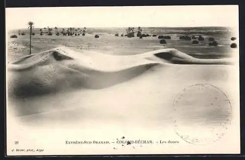 AK Colomb-Béchar, Les dunes