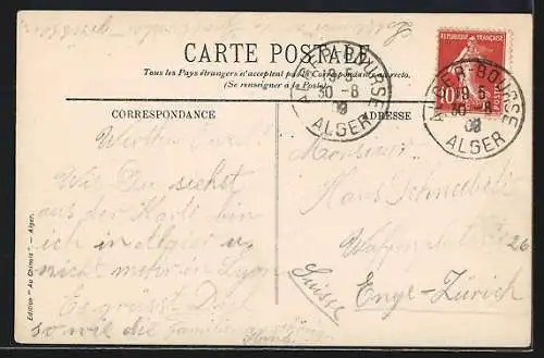 AK Alger, Le Palais Consulaire et les deux Mosquées