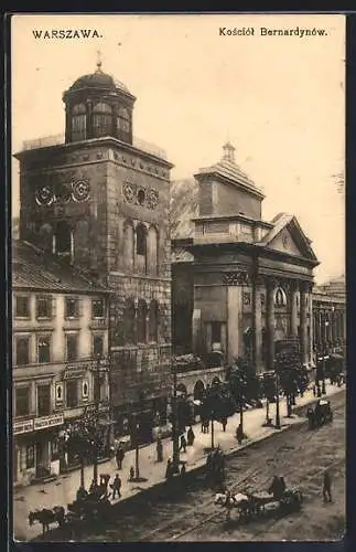 AK Warszawa, Kosciól Bernardynów