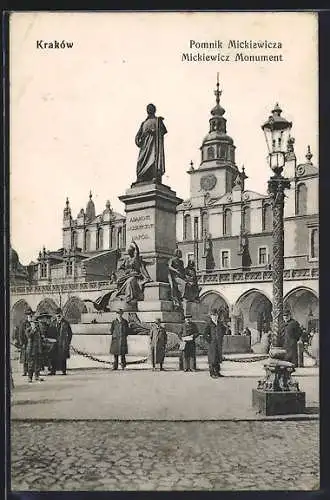 AK Kraków, Pomnik Mickiewicza