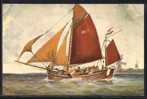 Künstler-AK Christopher Rave: Holländische Bom, 1907