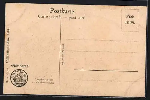 Künstler-AK Christopher Rave: Holländische Bom, 1907
