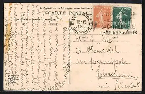 AK Strasbourg, L`Université, Strassenbahn