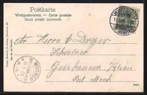 AK Bremen, Marktplatz mit Rathaus, Dom, Börse und Strassenbahn