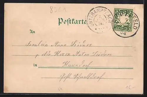 AK Henfenfeld, Totalansicht mit Schloss