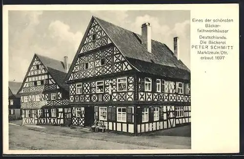 AK Marktzeuln, Die Bäckerei Peter Schmitt