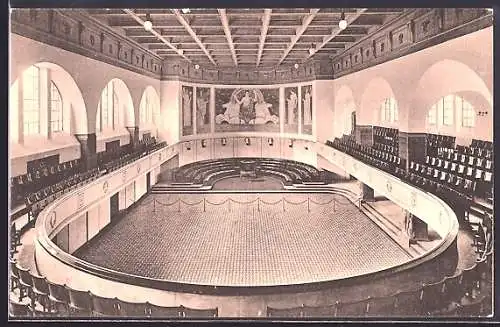 AK München, Kgl. Universität, Grosse Aula