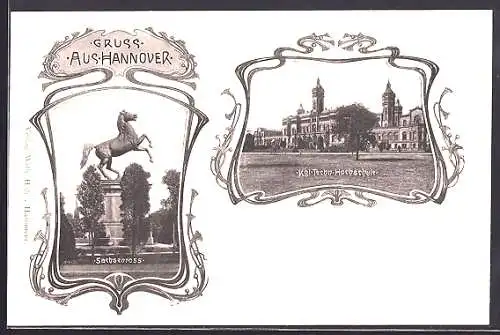 AK Hannover, Kgl. Technische Hochschule, Sachsenross