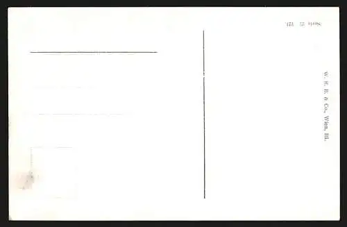 AK Frau sitzt am Wasserfall und liest Byron