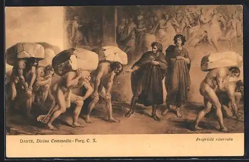 AK Alighieri Dante, Divina Commedia, Purg. C. X.