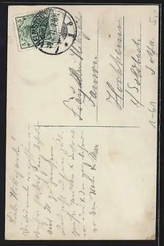 AK Portrait von Lessing, Schriftsteller