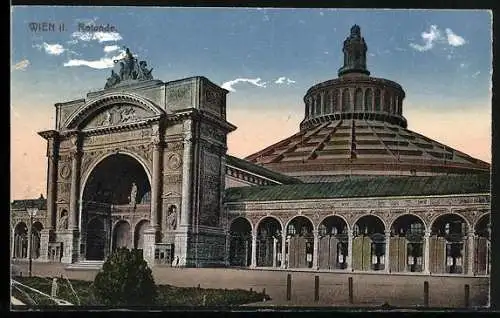 AK Wien, Prater, Motiv der Rotunde