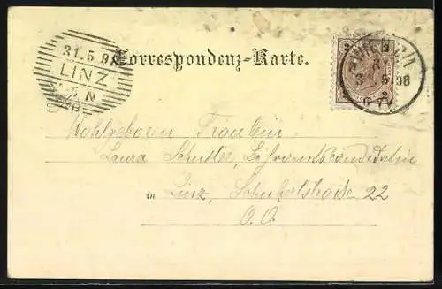 Künstler-AK Erwin Pendl: Wien, Neues Burgtor, Michaelerkirche