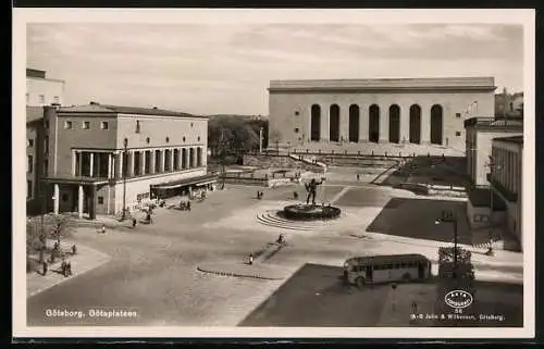 AK Göteborg, Götaplatsen, Denkmal