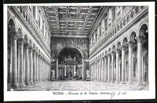 AK Roma, Chiesa di S. Paolo, Interno