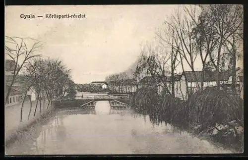 AK Gyula, Körösparti-részlet