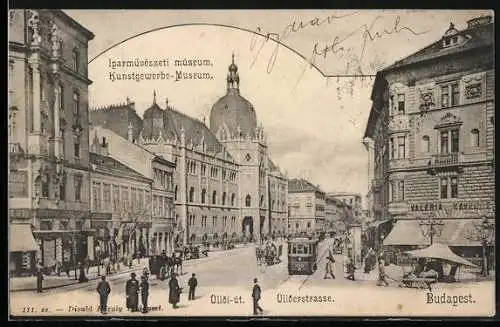 AK Budapest, Kunstgewerbe-Museum in der Üllderstrasse