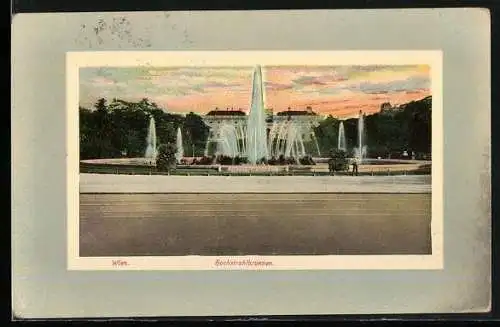 AK Wien, Blick auf den Hochstrahlbrunnen