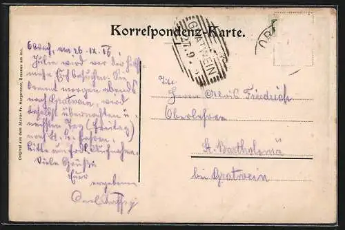 AK Braunau a. Inn, Sängertruppe d` Oberinnviertler, Landlertanz