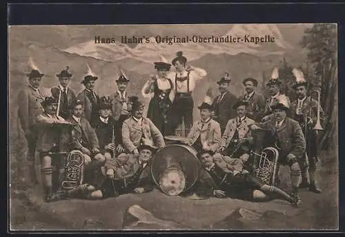 AK Hans Hahn`s Original-Oberlandler-Kapelle