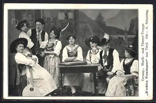 AK Tirol, Gesang-, Musik- und Tänzertruppe D`echten Fernstoaner