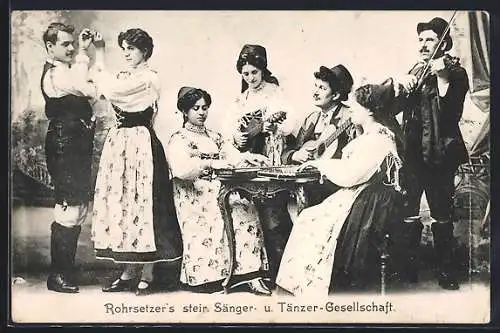 AK Rohrsetzer`s steir. Sänger- und Tänzer-Gesellschaft