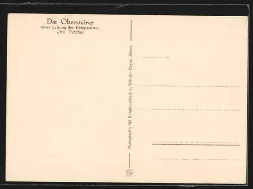 AK Trachtenkapelle Die Obersteirer, Dir. Jos. Pircher
