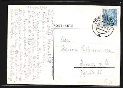 AK Volkskunstgruppe De Flemming Mäd, m. Fred Seyffert u. Karl Kretschmar