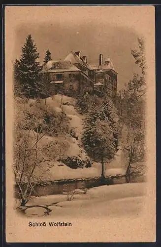 AK Freyung, Partie am Schloss Wolfstein