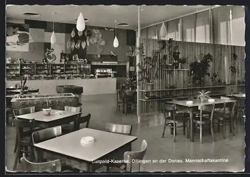AK Dillingen / Donau, Mannschaftskantine der Luitpold - Kaserne