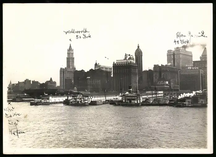 8 Fotografien New York`s Best Photo, Ansicht New York, Nachtaufnahmen, Wolkenkratzer, Reise Hans Kleemann 1930 2