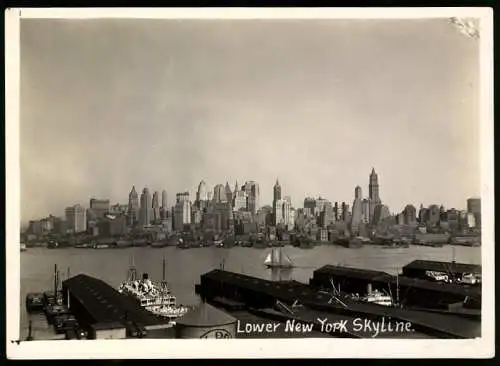 8 Fotografien New York`s Best Photo, Ansicht New York, Nachtaufnahmen, Wolkenkratzer, Reise Hans Kleemann 1930