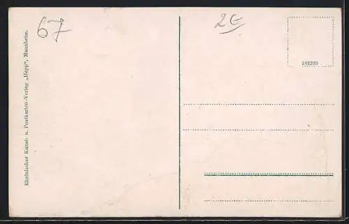 AK Neustadt / Haardt, Teilansicht mit Bergpanorama aus der Vogelschau