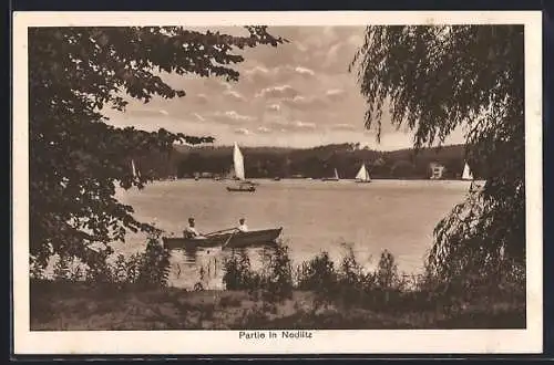 AK Nedlitz / Potsdam, Blick vom Parkrestaurant