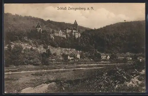 AK Zwingenberg, das Schloss am Berg