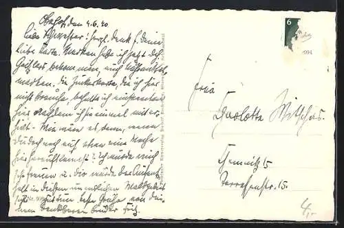 AK Oberhof / Thüringen, Blick auf das Oberland