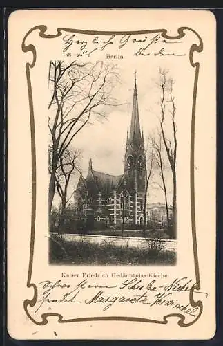 AK Berlin, Kaiser Friedrich Gedächtnis-Kirche