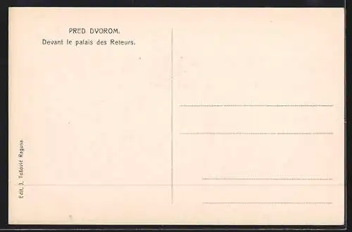 AK Ragusa, devant le palais des Reteurs