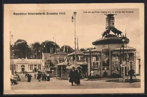 AK Bruxelles, Exposition 1910, Pavillon Liebig
