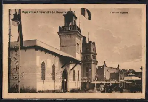 AK Bruxelles, Exposition universelle 1910, Pavillon algerien