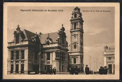 AK Bruxelles, Exposition Universelle 1910, Pavillon de la Ville